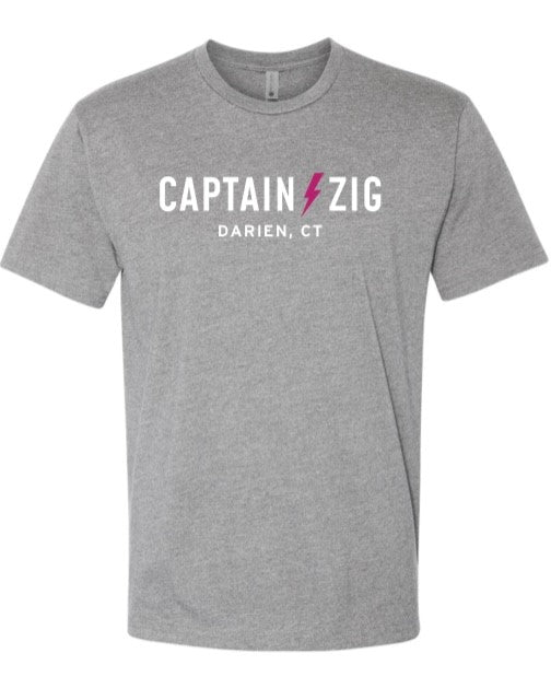 Captain Zig Logo Shirt - Gray
